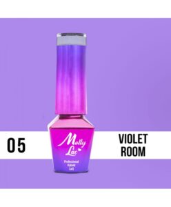 05. MOLLY LAC gel lak - VIOLET ROOM 5ML Fialová