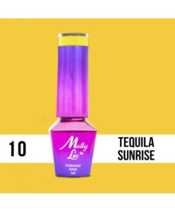 10. MOLLY LAC gel lak -Tequila Sunrise 5ML Žlutá