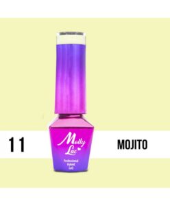 11. MOLLY LAC gel lak -Mojito 5ML Žlutá