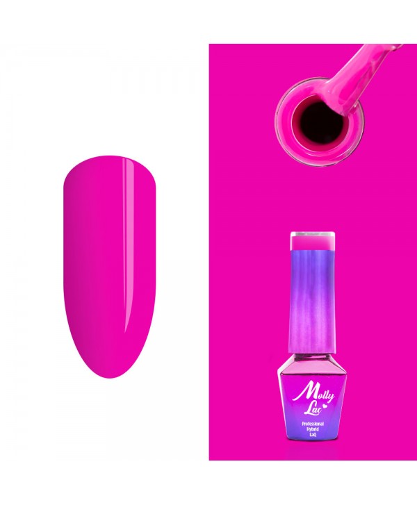143. MOLLY LAC gel lak - Botanical Elodie 5ML Růžová