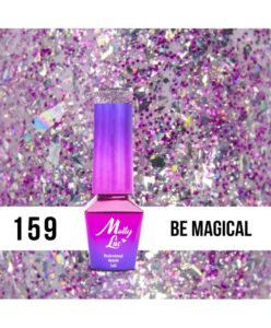 159. MOLLY LAC gel lak - Be Magical 5ML Růžová