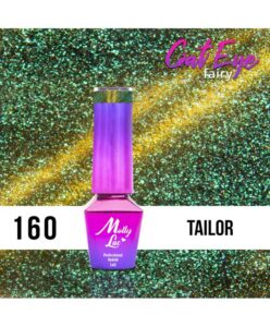 160. MOLLY LAC gél lak - Cat Eye Fairy Tailor 5ML Zlatá