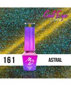 161. MOLLY LAC gél lak - Cat Eye Fairy Astral 5 ml Zlatá