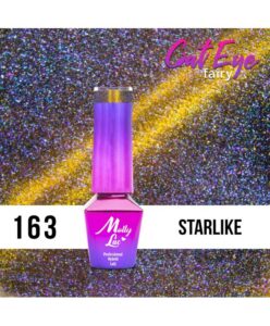 163. MOLLY LAC gel lak - Cat Eye Fairy Starlike 5ml Fialová