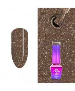 210. MOLLY LAC gel lak - Obsession Modest 5ml Hnědá