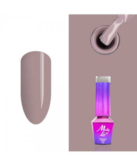 216. MOLLY LAC gel lak - Yasmine Petal 5ml Hnědá