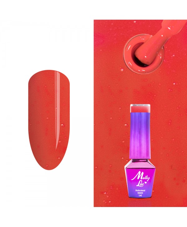 230. MOLLY LAC gel lak - Blush Crush 5ML Oranžová