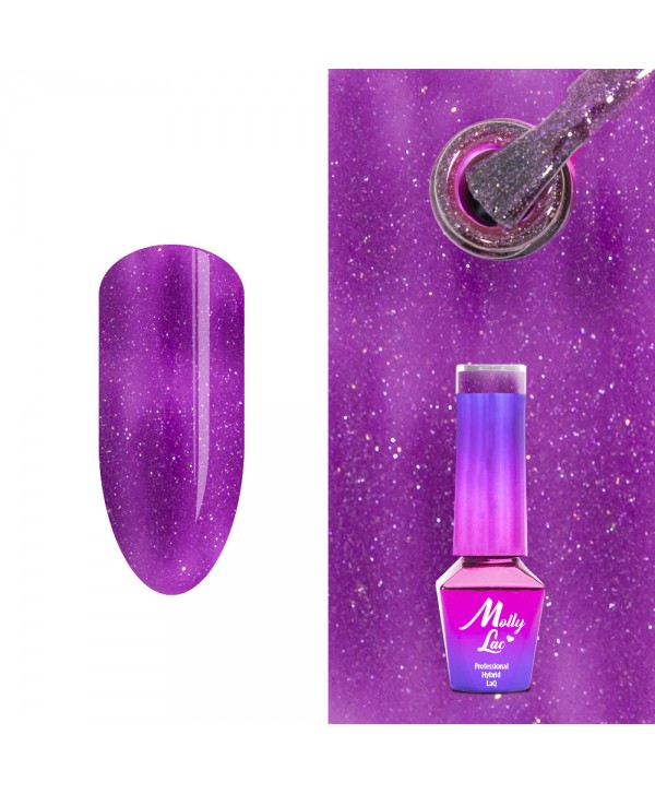 235. MOLLY LAC gel lak - Sanctrum 5ML Fialová