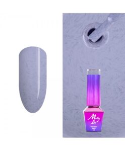 266. MOLLY LAC gel lak - Pupils Pure Grey 5ML Šedá