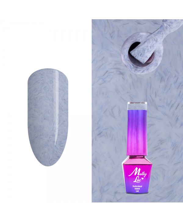 273. MOLLY LAC gel lak - Pupils Smooth 5ML Modrá