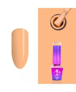 300. MOLLY LAC gel lak - Soft Peach 5ml Tělová