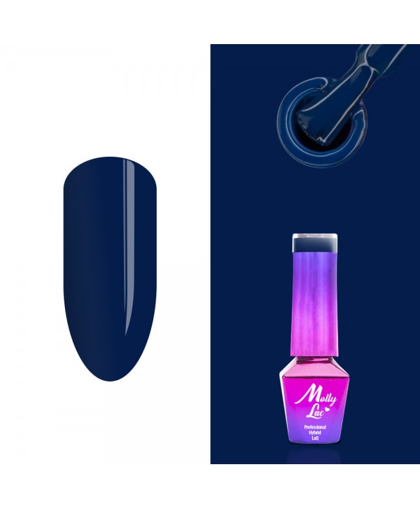 328. MOLLY LAC gel lak - End of Silence 5ml Modrá
