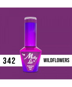 342. MOLLY LAC gel lak Wildflowers 5ml Fialová