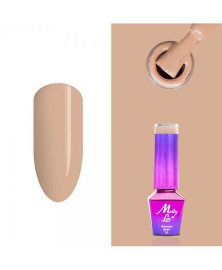 350. MOLLY LAC gel lak Choco dreams - Saldted Caramel 5ml Hnědá