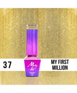 37. MOLLY LAC gel lak - My First Million 5ML Zlatá