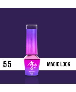 55. MOLLY LAC gel lak - Magic Look 5ML Fialová