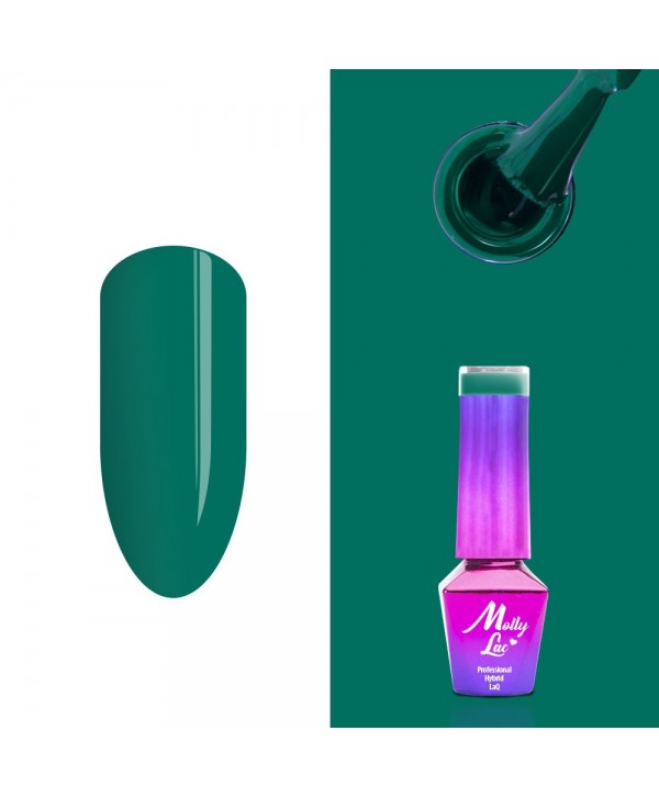 93. MOLLY LAC gel lak - RestRelax Chillout 5ml Zelená