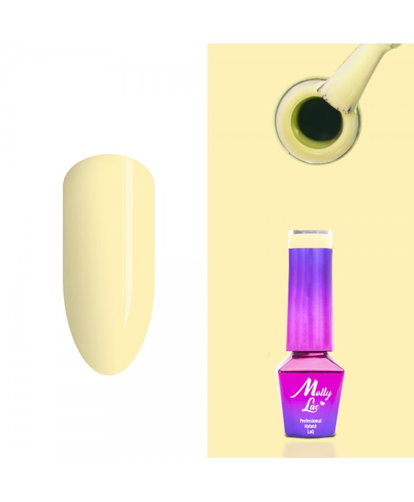 96. MOLLY LAC gel lak - REST RELAX RELAXING 5ml Žlutá