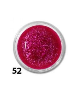 Akrylová barva č.52 10 ml - růžová s glitry Růžová