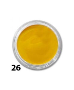 Akrylová barva na nehty č.26 10ml Žlutá