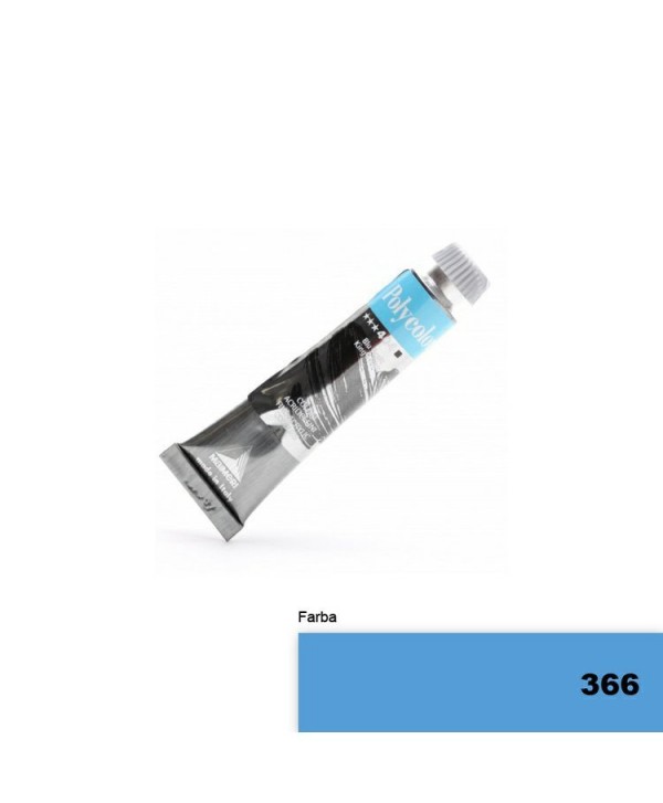 Akrylové barvy 20ML | Polycolor MODRÁ 366 Modrá