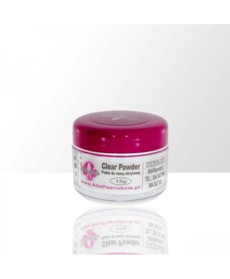Akrylový prášek clear 15 g Čirá