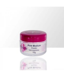 Akrylový prášek pink medium 15 g Růžová