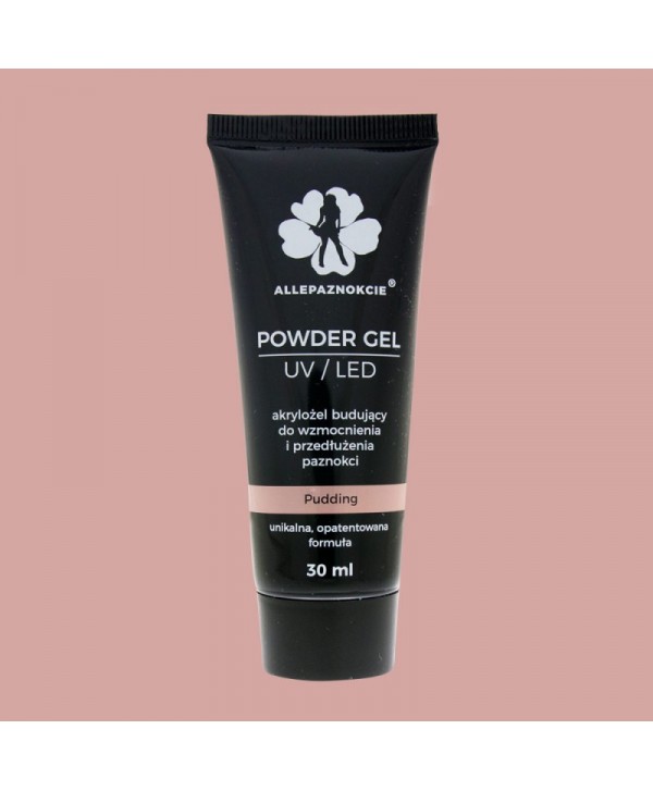 Allepaznokcie akrygél - pudding 30ml Tělová