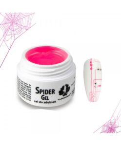 Allepaznokcie spider gel - neon růžový 3ml Růžová