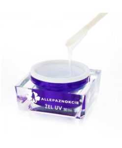 Allepaznokcie stavební uv gel clear 50 ml Čirá