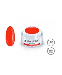 BAREVNÝ LED-UV GEL 5ML Professionail ™ NEON RED Červená