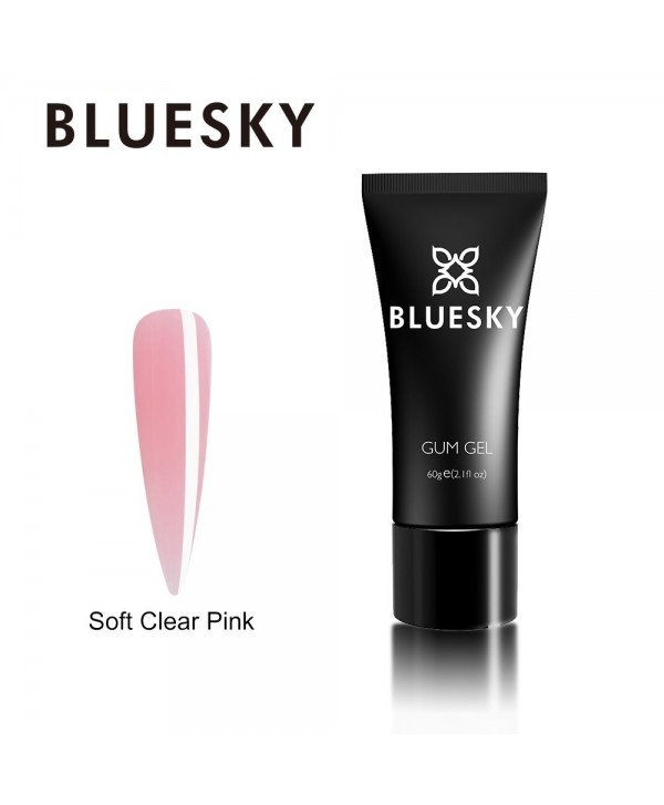 BLUESKY akrygél - soft clear pink 60 g Růžová