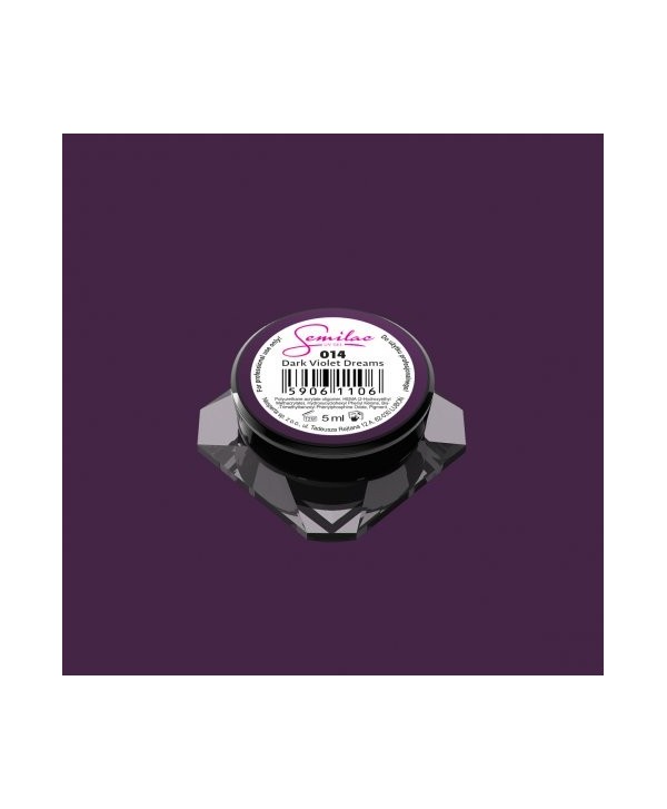 Barevný uv gel Semilac 014 Fialová