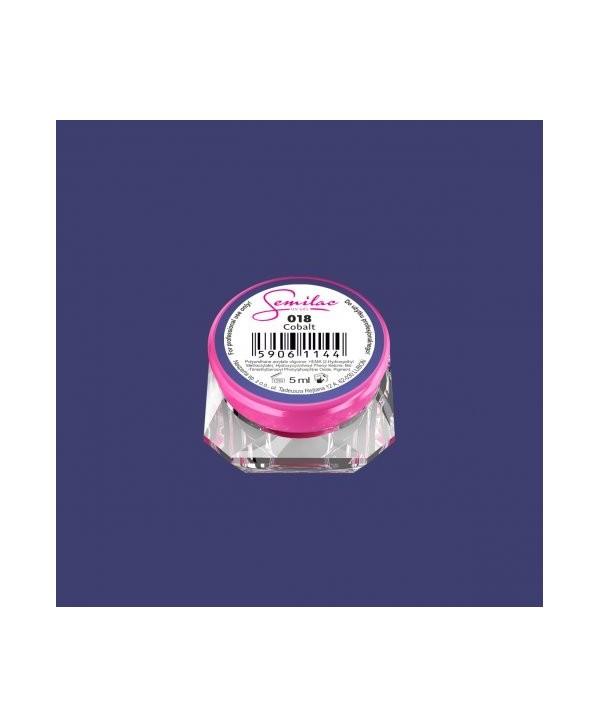 Barevný uv gel Semilac 018 Modrá