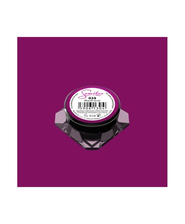Barevný uv gel Semilac 034 Fialová
