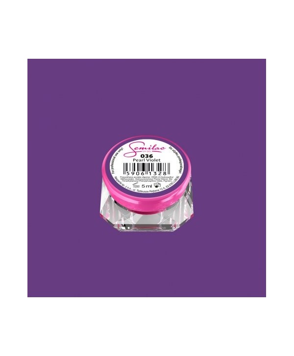 Barevný uv gel Semilac 036 Fialová