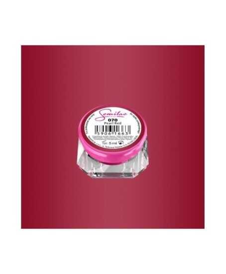 Barevný uv gel Semilac 070 Červená