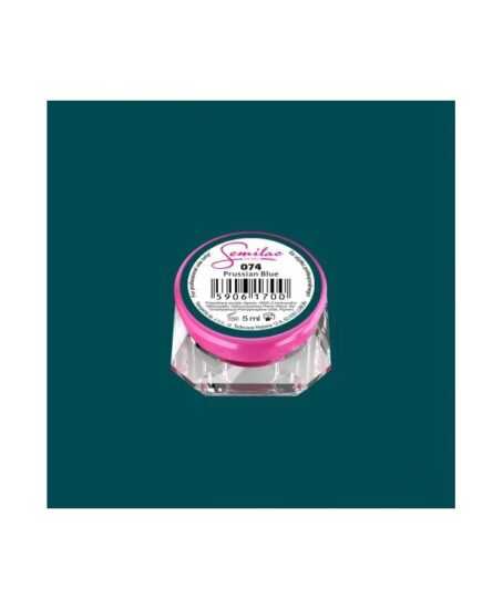 Barevný uv gel Semilac 074 Modrá