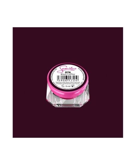 Barevný uv gel Semilac 076 Hnědá