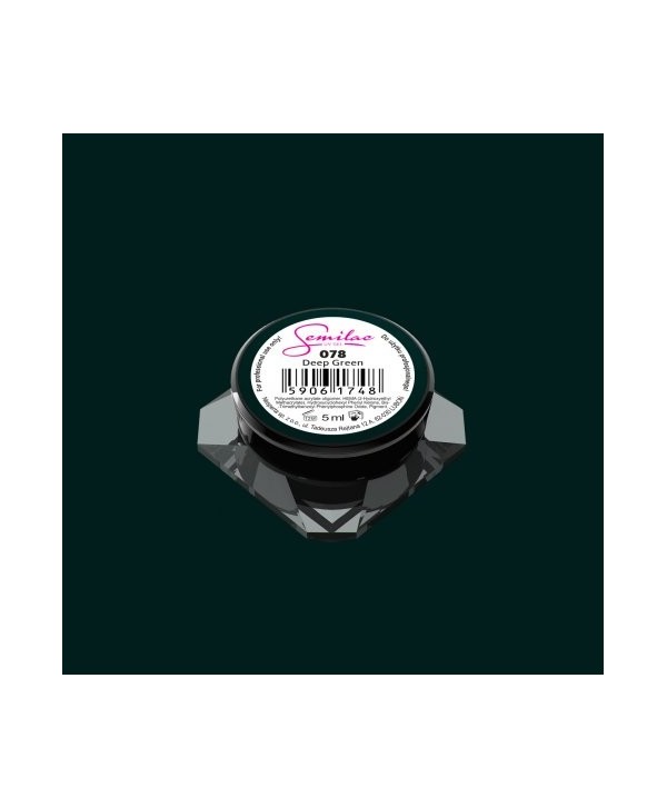Barevný uv gel Semilac 078 Zelená