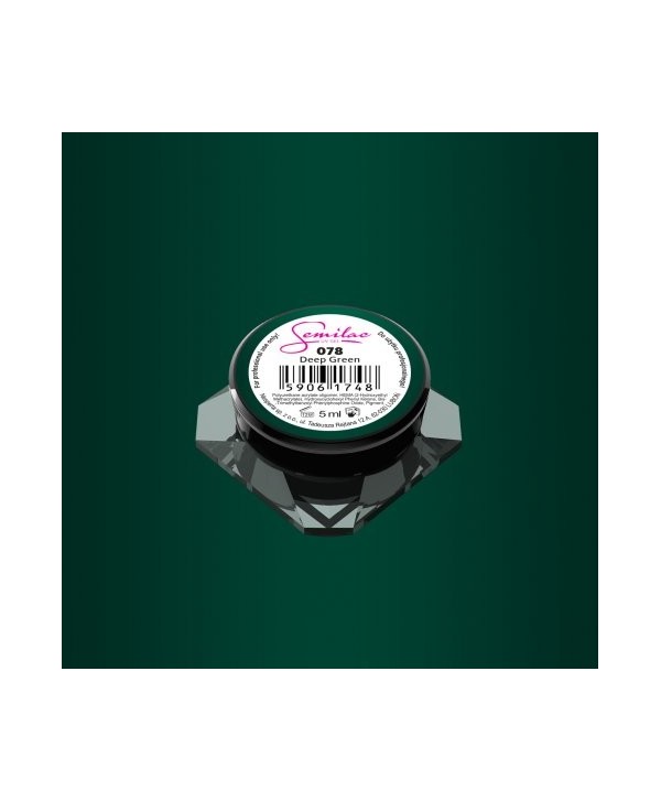 Barevný uv gel Semilac 079 Zelená