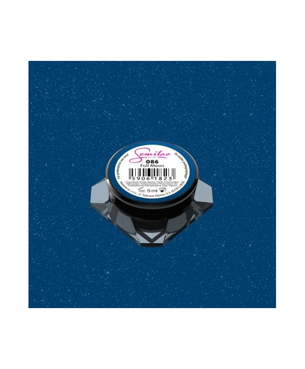 Barevný uv gel Semilac 086 Modrá