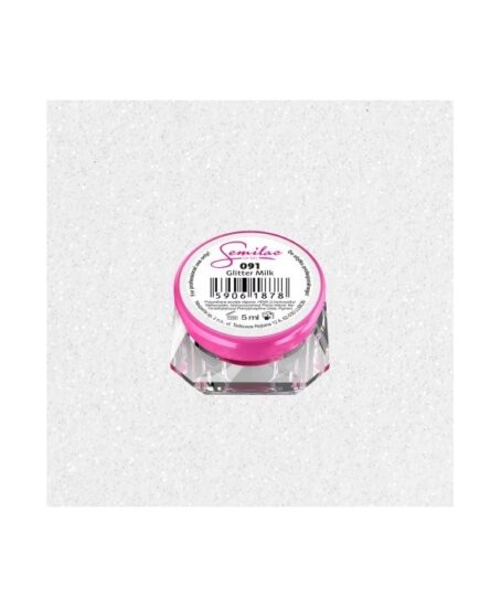 Barevný uv gel Semilac 091 Glitrové