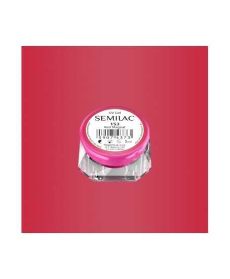 Barevný uv gel Semilac 153 Červená