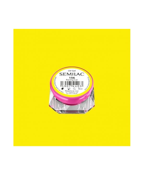 Barevný uv gel Semilac 156 Žlutá