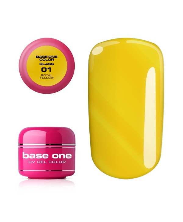 Base one barevný gel - 01 Royal Yellow 5g Žlutá