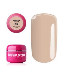 Base one barevný gel 43 Balerina Pink 5g Růžová