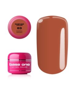 Base one barevný gel 63 - Carmel brown 5g Hnědá