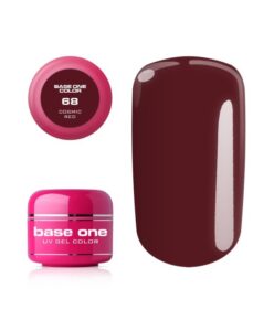 Base one barevný gel 68- Cosmic red 5g Červená