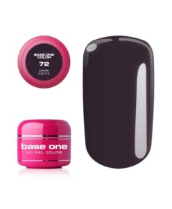 Base one barevný gel - 72. Dark Coffee 5g Hnědá